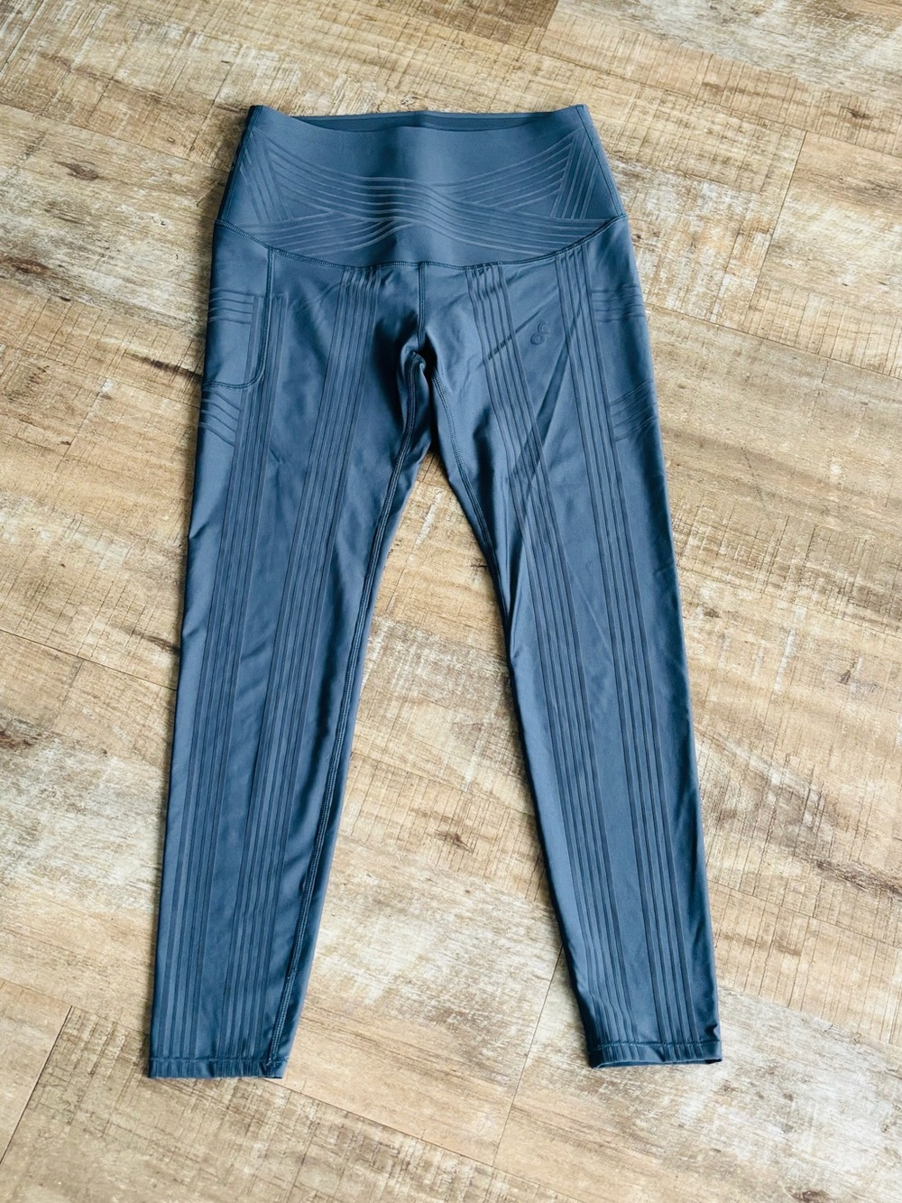 Fanka Powerband Resistance 7/8 Legging women's size 12 dark grey